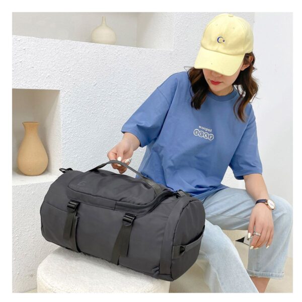 Mochila Impermeable De Viaje Con Compartimento Para Zapatos