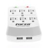 Forza Power Supresor De Picos 6 Contacto 2 USB 1875W