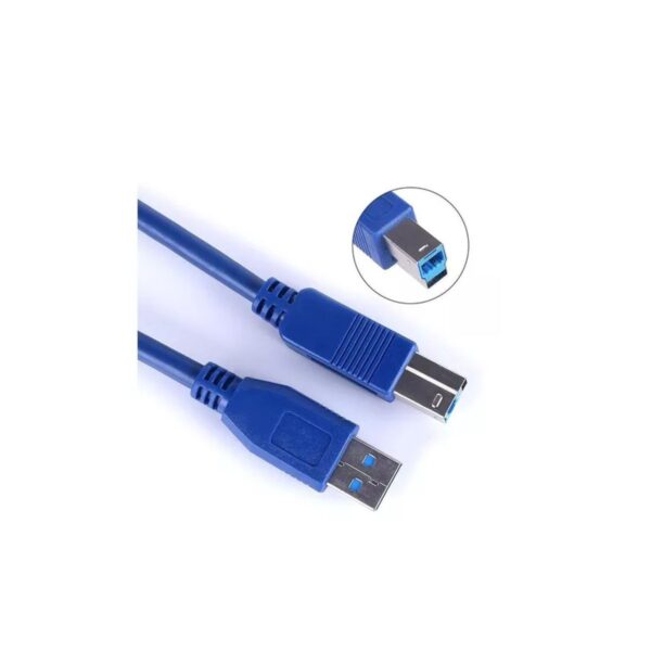 Cable Usb 3.0 Macho a Tipo B  De Alta Velocidad 5 Mt Para Impresora O HDD