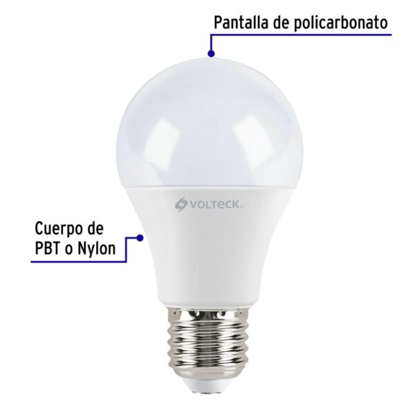 Voltek Paquete De 4 Focos Luz Fria 9W (60W)