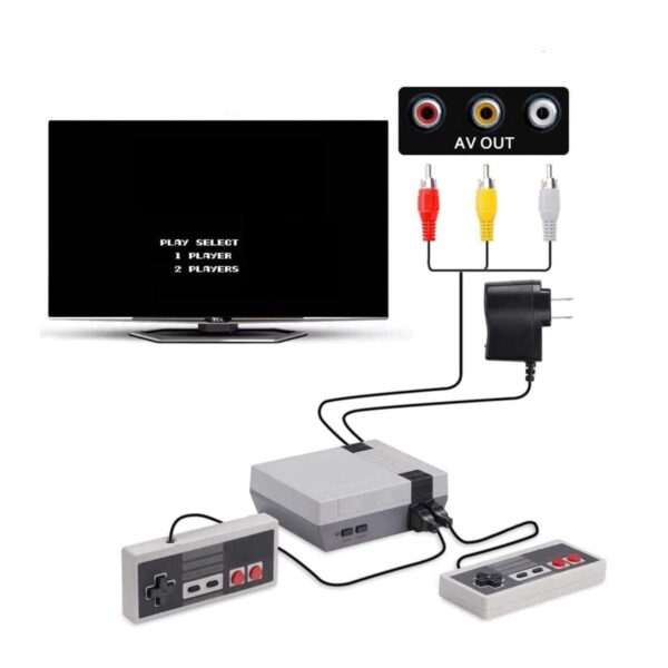 Consola Retro Arcade 620 Juegos Clásicos de 8 Bits Y Dos Controles