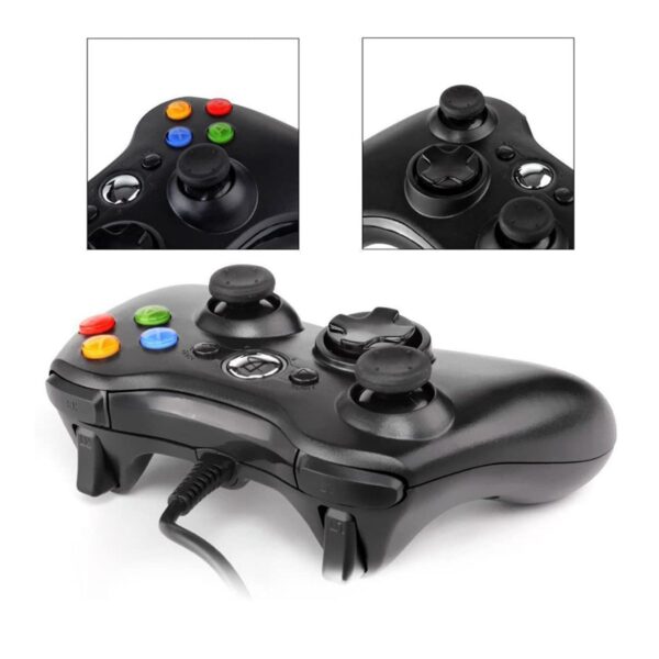 Control Alambrico Compatible Para Xbox 360