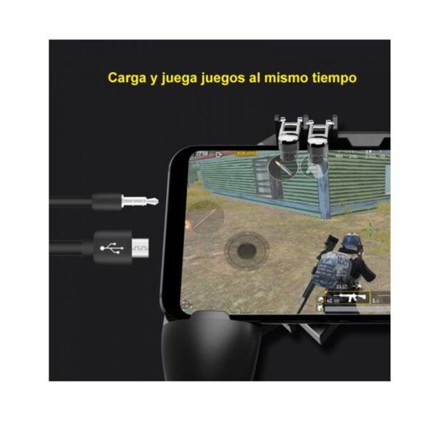 Control Gamepad Mecánico Para Celular 4 Gatillos