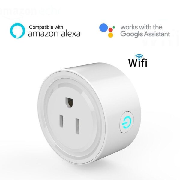 Contacto Inteligente Smart Plug WIFI Compatible con Alexa Google