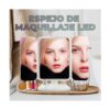 Espejo De Maquillaje Con Luz LED Y 3 Aumentos