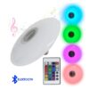 Foco Bocina RGB 48W Con Control Remoto