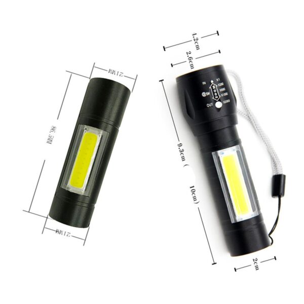 Linterna Portatil Recargable Via USB