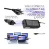 Cable Trifásico de Corriente para Laptop 1.5m  Alimentación Segura