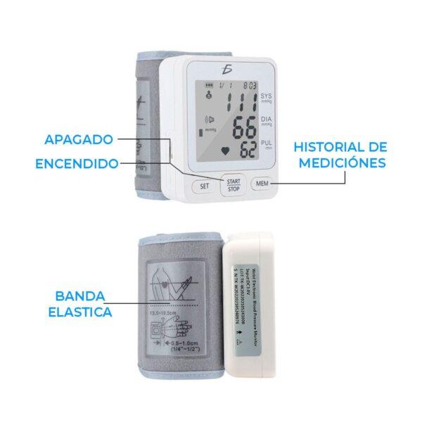 Monitor Digital De Presion Arterial De Brazo Incluye Baterias