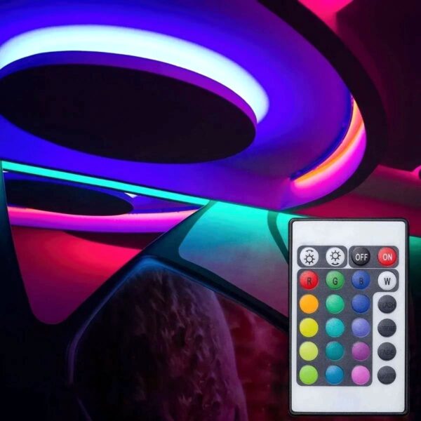 Tira De Luces LED RGB Con Control Remoto De 5 Metros Interior o Exterior