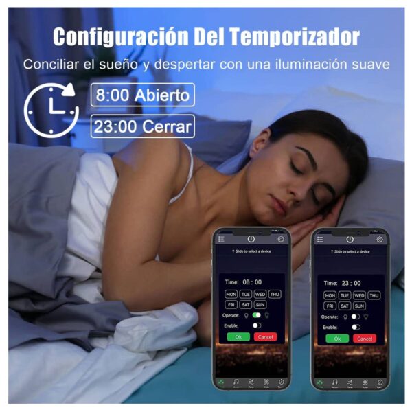 Tira De 30 Metros De Luces LED RGB Control por APP o IR