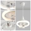 Ventilador De Techo Con Luz LED Con Tres Temperaturas De Color Control IR