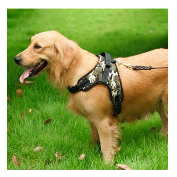 Pechera Pretal Para Perros Estilo Camuflaje Talla M o L