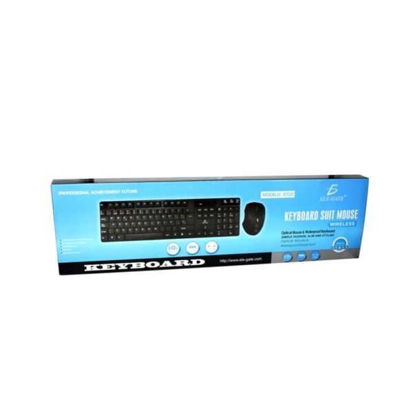 Kit Teclado Y Mouse  Inalambrico 2.4 gHz Compacto y Silencioso