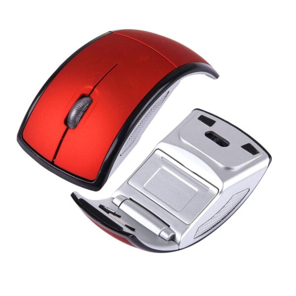 Mouse Inalambrico 2.4gHz Portatil Modelo Slim Plegable Tres Colores Disponibles