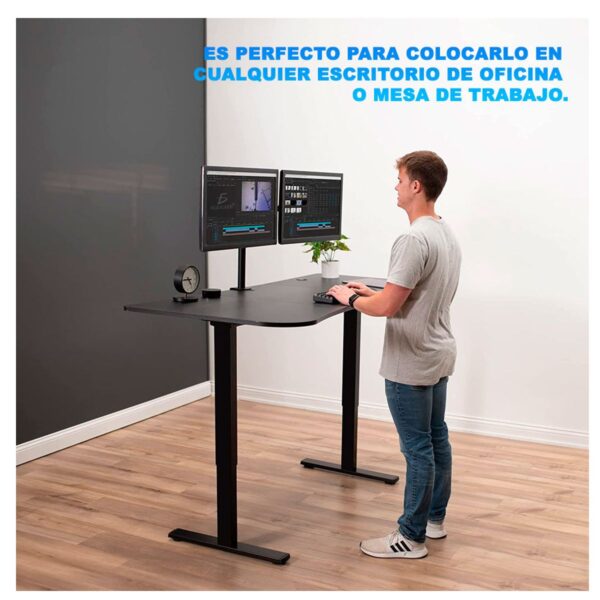 Soporte De Mesa o Escritorio Para 2 Monitores De 13 a 27 Pulgadas