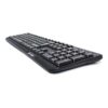 Teclado Vorago Multimedia Alámbrico USB Negro