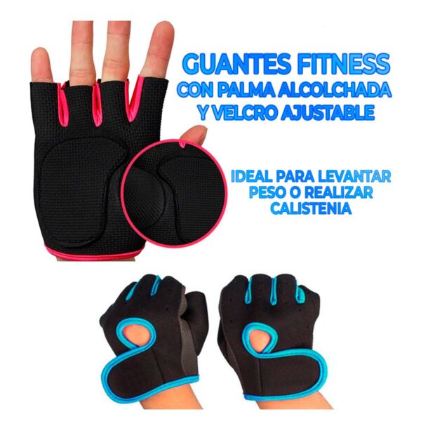 Guantes Para Ejercicio Con Almohadillas