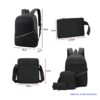 Juego De Mochila De 3 Piezas Ideal Para Viajes