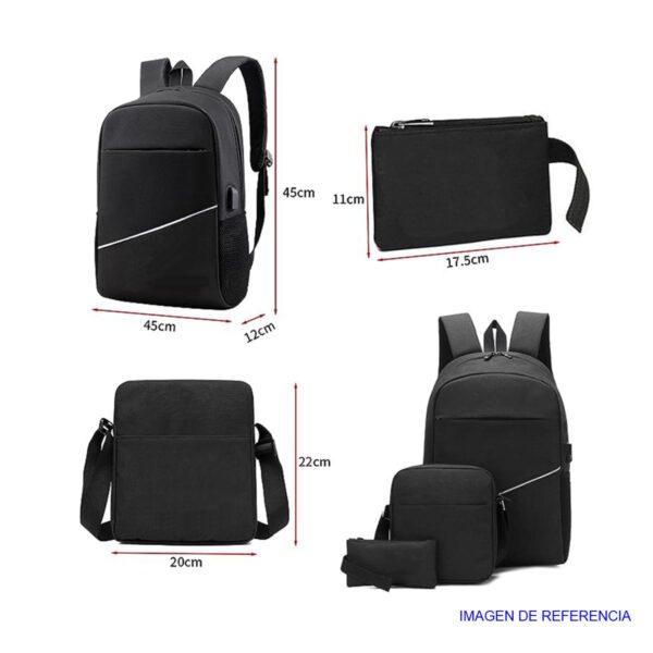Juego De Mochila De 3 Piezas Ideal Para Viajes