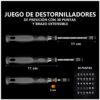 Juego De Destornillador Magneticos Con 30 Puntas