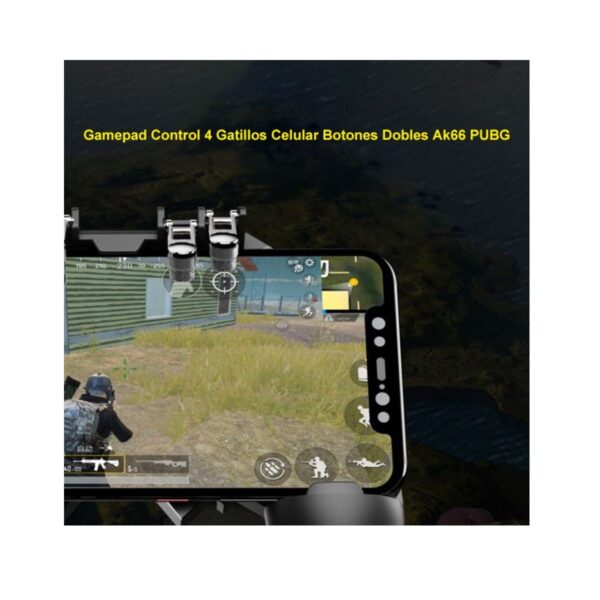 Control Gamepad Mecánico Para Celular 4 Gatillos