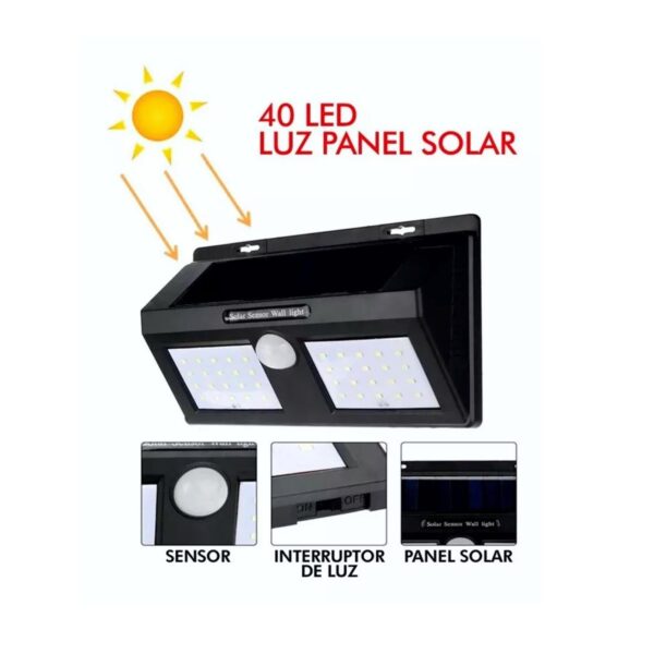 Lampara Recargable Con Panel Solar Integrado Uso Exterior