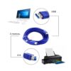 Cable Usb 3.0 Macho a Tipo B  De Alta Velocidad 5 Mt Para Impresora O HDD