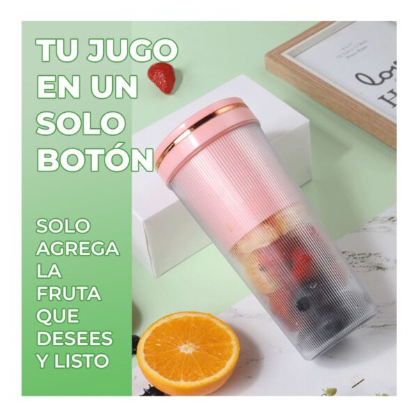 Vaso Licuadora Portatil Recargable Uso Personal 350ml