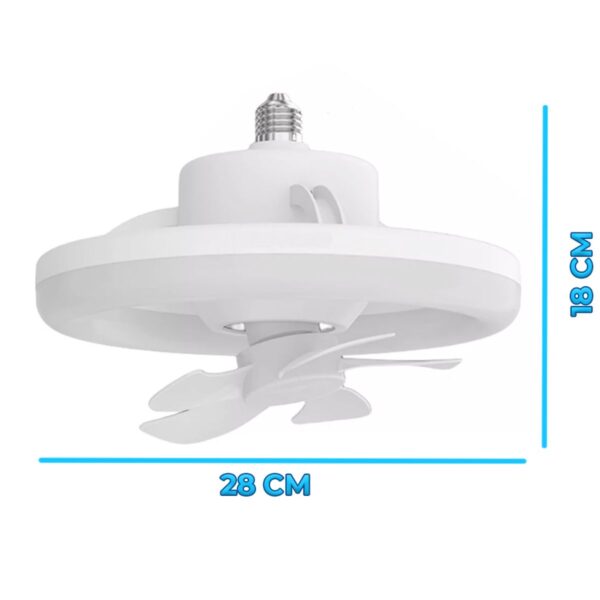 Ventilador De Techo Con Luz LED Con Tres Temperaturas De Color Control IR