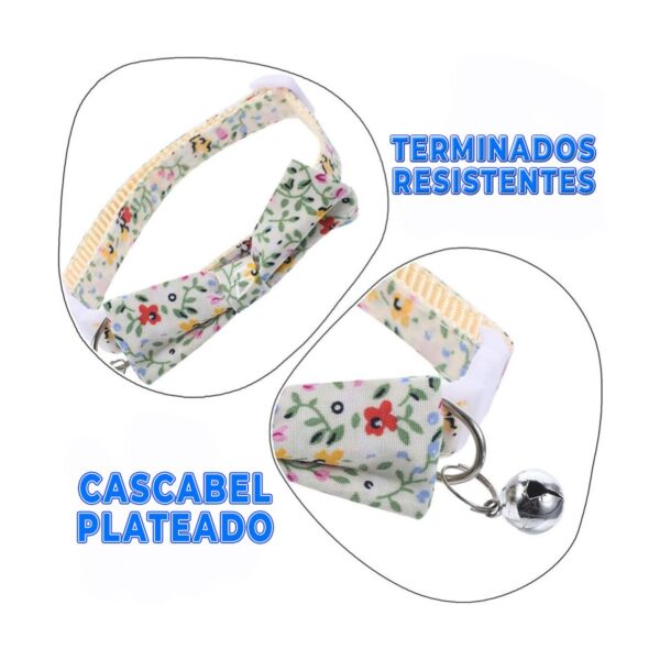 Collar Ajustable Para Perro o Gato Con Cascabel