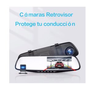 Retrovisor Pantalla Con Camara Frontal Mas Camara de Reversa