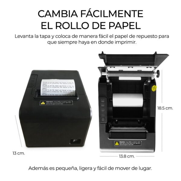 Impresora De Tickets Térmica Corte Automático 80mm Ideal Punto de Venta