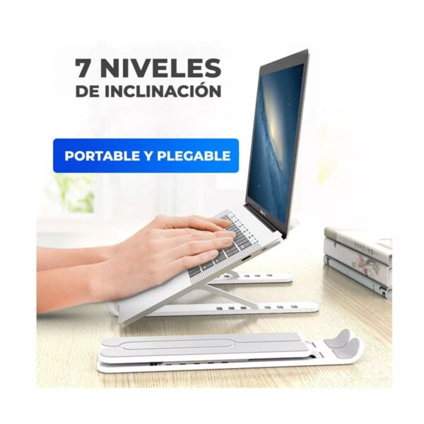 Base Soporte Ajustable y Plegable Para Laptop o Tablet
