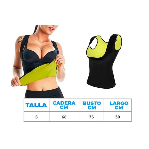 Chaleco Faja Reductora De Neopreno Para Quemar Calorías