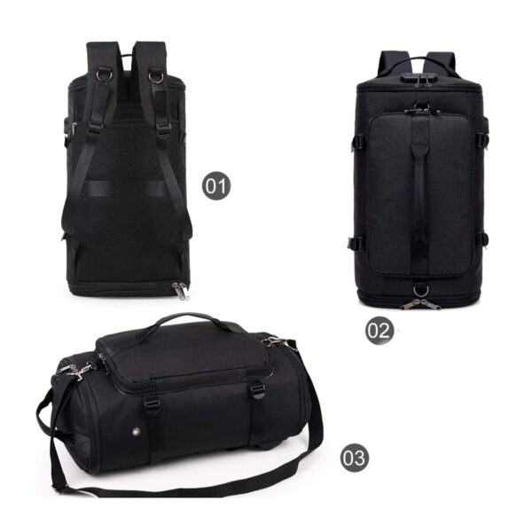 Mochila Impermeable De Viaje Con Compartimento Para Zapatos