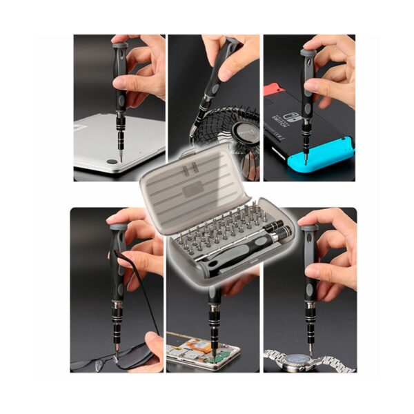 Juego De Destornillador Magneticos Con 30 Puntas