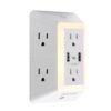 Forza Power Tomacorriente Con Supresor De Picos 6 Contactos 2 USB 490j 1875W