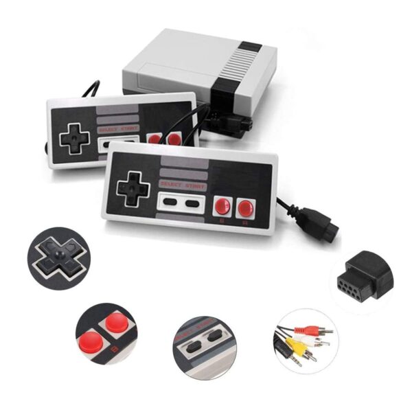 Consola Retro Arcade 620 Juegos Clásicos de 8 Bits Y Dos Controles