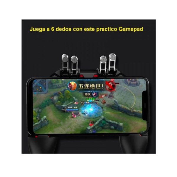 Control Gamepad Mecánico Para Celular 4 Gatillos
