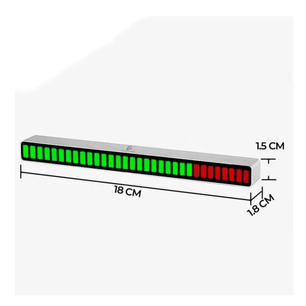 Barra De Luz RGB Audio Rítmica Recargable