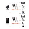 Divisor De Audio Estereo 3.5mm Compatible con PC Laptop o Celular