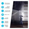 Lampara Luz LED Solar Exterior 4000K Con Sensor de Movimiento