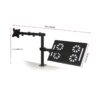 Soporte Articulado De Escritorio Para Laptop Y Monitor De Hasta 32"