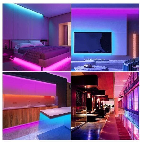 Tira De 30 Metros De Luces LED RGB Control por APP o IR