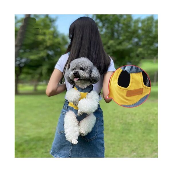 Mochila A 4 Patas Para Mascotas Chicas Roja