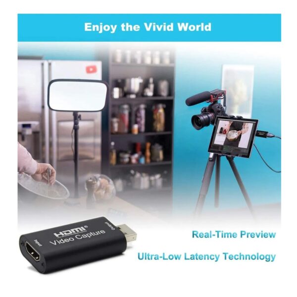 Capturadora De Audio Y Video HDMI a USB 1080p