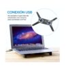 Soporte Base Plegable Con Ventilador USB Para Laptop