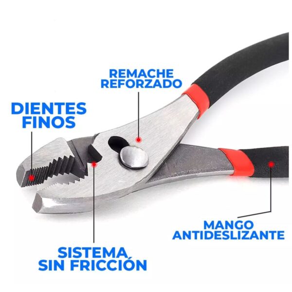 Juego De Pinzas Mecanicas 5 Piezas Casa Taller Oficina