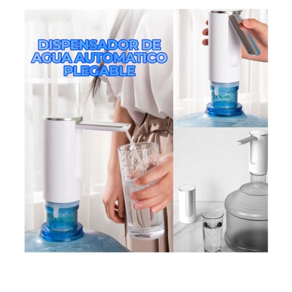 Bomba Dispensador Recargable De Agua Abatible
